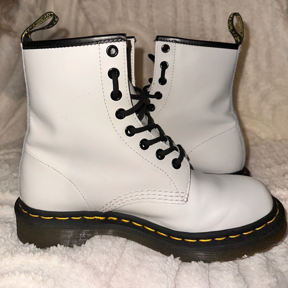 White Doc martens